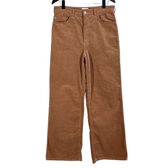 Pilcro Pants - Anthropologie Pilcro The Relaxed Wide Leg Corduroy Pants Size 30